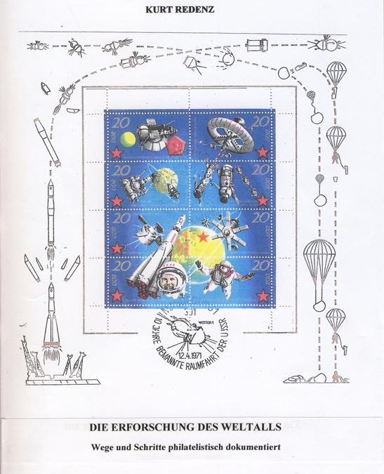 Neues von Kurt Redenz: „Die Erforschung des Weltalls – Wege und Schritte philatelistisch dokumentiert“