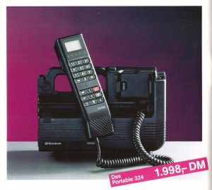 25 Jahre D-Netz - das Portable 324 der Telekom