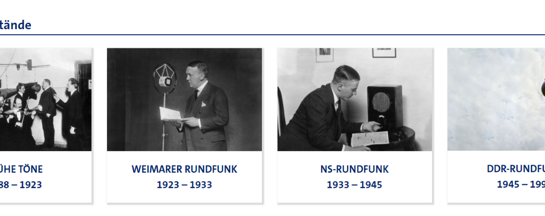 Programm mit Geschichte. Das Deutsche Rundfunkarchiv (DRA)
