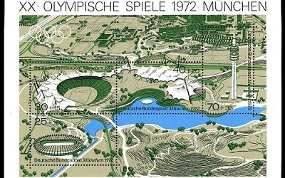 Erinnerung an die Olympischen Spiele 1972