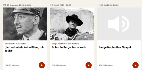 Radio vom Feinsten | Die „Lange Nacht“ im Deutschlandfunk