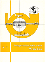 POSTGESCHICHTLICHE HEFTE WESER-EMS | Dezember 1982 | Band V | Nr. 1