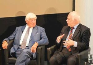 a.D. MDB Christian Schwarz-Schilling bei Podiumsdiskussion im Museum für Kommunikation Frankfurt