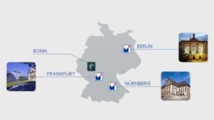 Hier sind die Standorte der MSPT Museen zu sehen