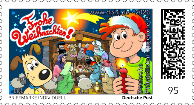 Die DPhJ-Weihnachtsmarke 2026!