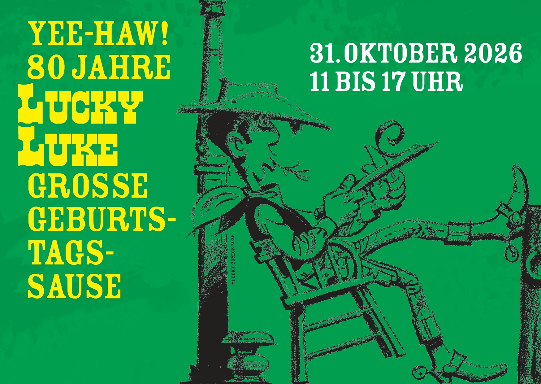 Yee-Haw! 80 Jahre Lucky Luke